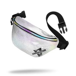 Pink Sparkly Vibedration Fanny Pack